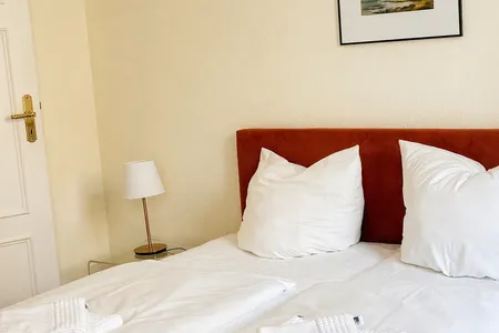 Schlafzimmer Strandvilla Seepferdchen App. 2