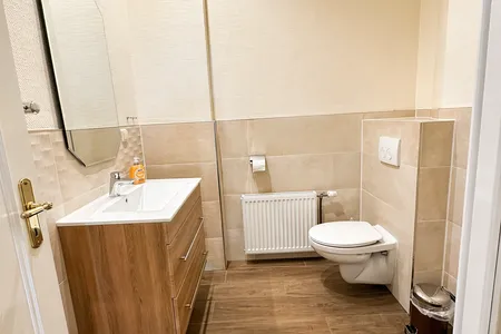 Badezimmer Strandvilla Seepferdchen App. 2