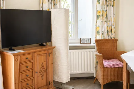 Schlafzimmer Strandvilla Seepferdchen App. 2