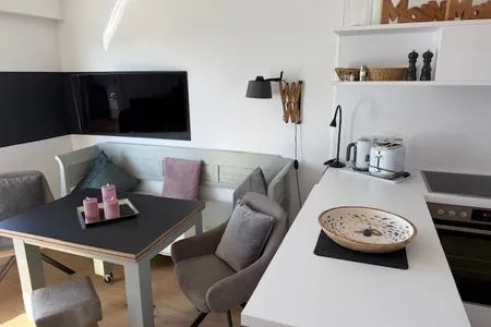 Wohnzimmer Ferienwohnung im Haus Nordland App 105