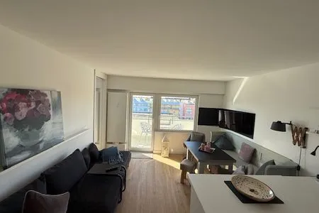 Wohnzimmer Ferienwohnung im Haus Nordland App 105