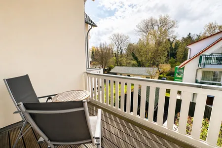 Balkon Strandvilla Seepferdchen App. 6