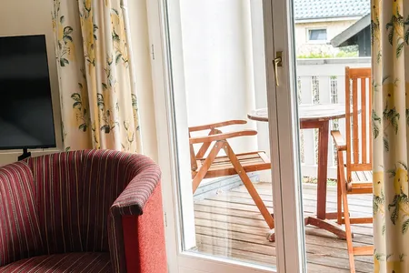 Schlafzimmer Strandvilla Seepferdchen App. 4