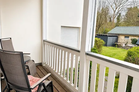 Balkon Strandvilla Seepferdchen App. 3