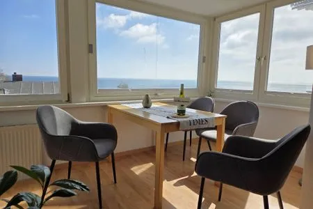 Wohnzimmer Villa Johanna, App.2 - Bädervilla mit herrlichem Meerblick