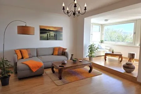 Wohnzimmer Villa Johanna, App.2 - Bädervilla mit herrlichem Meerblick