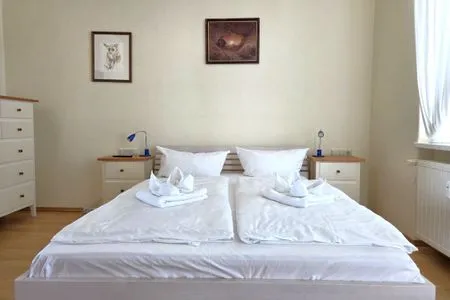 Schlafzimmer Fürstenhof, App. 202 - traumhafter Meerblick und Balkon