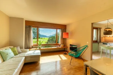 Wohnzimmer Chesa Tscheppa 1