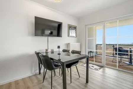 Wohnzimmer Villa Meerzeit - Ferienwohnung Mare Blue