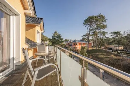 Balkon Ferienwohnung Dünengrün