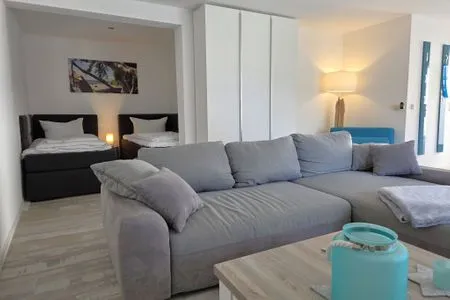Wohnzimmer Seemeile 1 - Villa Monika