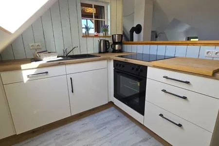 Küche / Küchenzeile Ferienwohnung "Ackerblick" in Schwartbuck