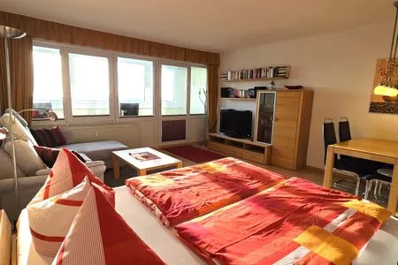 Wohnzimmer Ferienwohnung "Sonne, Strand und Meer 1702" an der Ostsee
