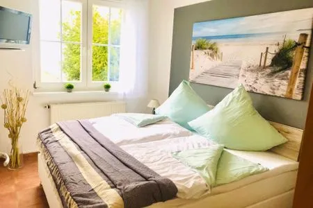 Bett Ferienwohnung Rügen-Träume