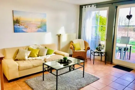 Wohnzimmer Ferienwohnung Rügen-Träume