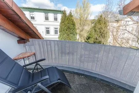 Balkon Ferienwohnung Amalie in Hafennähe in Sassnitz auf Rügen