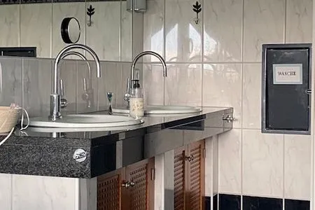 Badezimmer Haus Meerzeit Zeitlos Doppelzimmer
