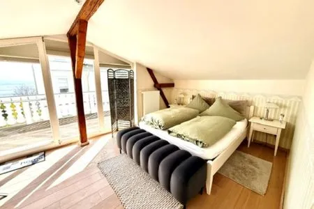 Schlafzimmer Villa Seestern - Ferienhaus mit Meerblick