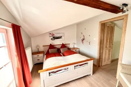 Schlafzimmer Villa Seestern - Ferienhaus mit Meerblick