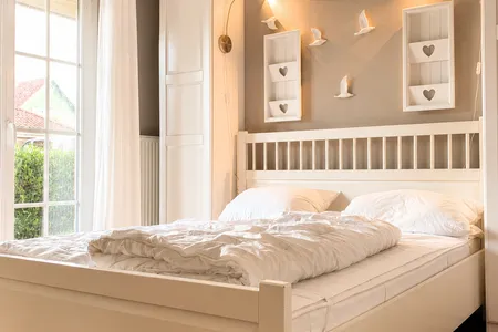 Schlafzimmer Ferienhaus Bootshaus