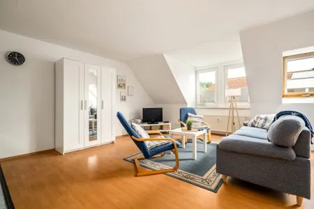 Ferienwohnung Studio Waren Wohnzimmer  Studio