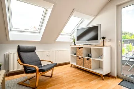 2 Ferienwohnung MüritzLounge Waren Wohnzimmer  MüritzLounge