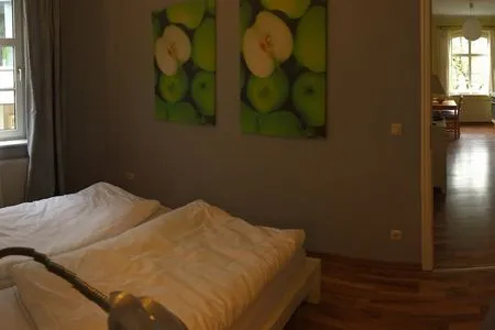 Schlafzimmer Fewo 3 im Alten Zollhaus Stralsund
