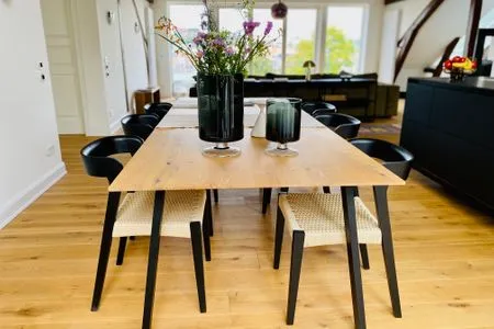 Wohnzimmer Hafenpanorama