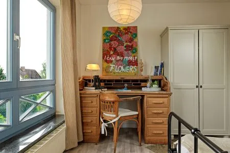 Wohnzimmer Haus Meerzeit Kö-Luise Einzelzimmer
