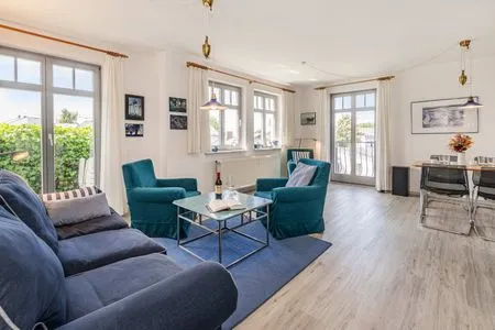 Wohnzimmer Haus am Kliff Appartement