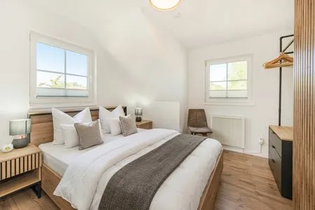 Schlafzimmer Ferienwohnung Strandliebe