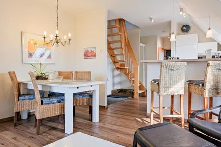 Wohnzimmer Ferienwohnung Strandgut