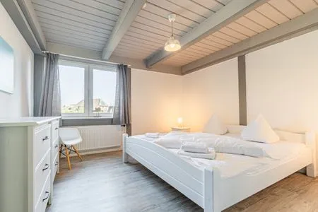 Schlafzimmer Ferienwohnung Meeresrauschen Pellworm