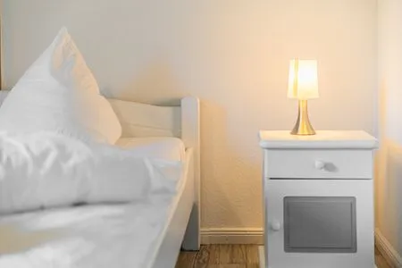 Schlafzimmer Ferienwohnung Meeresrauschen Pellworm