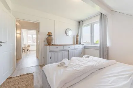 Schlafzimmer Ferienwohnung Deichblick Quartier Pellworm