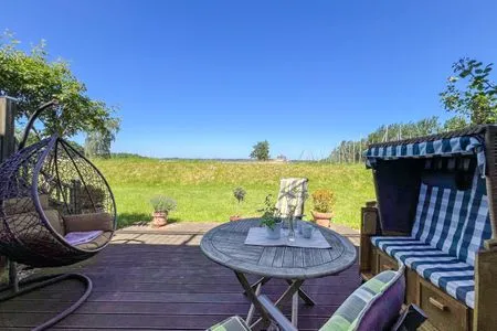 Terrasse Ferienwohnung Hygge am Fjord