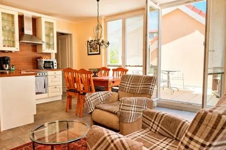 Wohnzimmer Uns Strandhus Whg. Captains Lounge