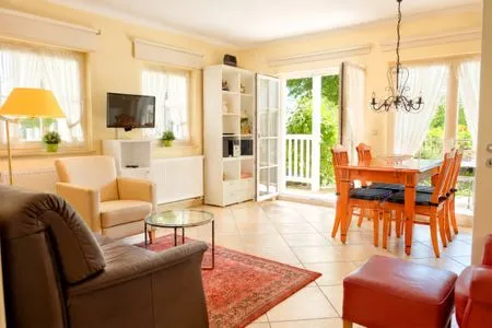 Wohnzimmer Uns Strandhus Whg. Silbermöwe 1