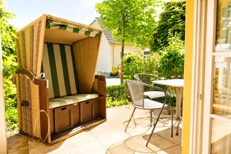 Terrasse Uns Strandhus Whg. Silbermöwe 1