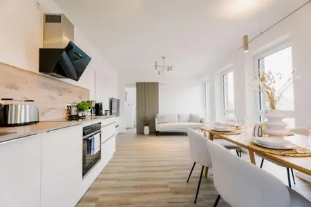 Küche / Küchenzeile de See - Suite 4 | Seitliche Deichlage