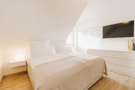 Schlafzimmer Grachten Suite 2 | Direkte Wasserlage