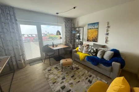 Wohnzimmer Ferienwohnung im Haus Nordland App.102