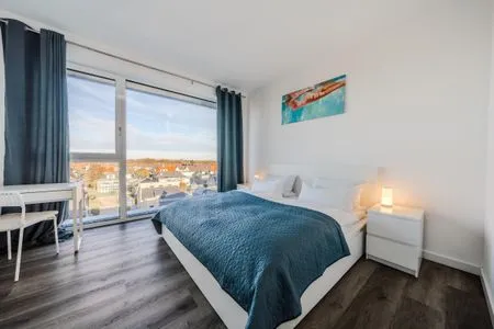 Schlafzimmer Loft Fluxus Emden | Delft-Blick