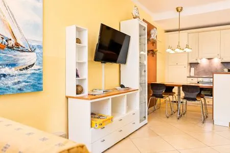 Wohnzimmer Villa Strandkuss Whg. 7