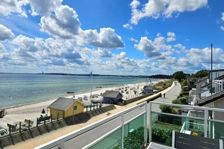 Blick vom Balkon auf die Ostsee Strandoase Sierksdorf Strandoase Meeresbrise