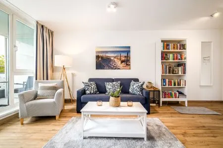 Ferienwohnung Strand Zingst Aparthotel Zingst - Wohnzimmer  Strand Zingst