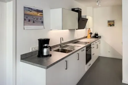 Küche / Küchenzeile Haus Nordenlicht Ferienwohnung Wattkieker