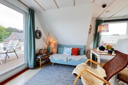 Wohnbereich mit Schlafcouch, TV, Wlan (Glasfaser) Nordlicht