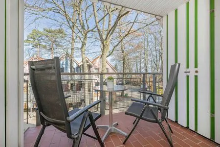 Balkon Seeblick Anlage App. Aquamarin