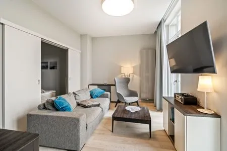 2 Ferienwohnung Strandlilie Ostseebad Wustrow - mit gemütlicher Fernsehecke  Strandlilie